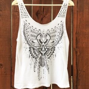 F21 Rhinestone Muscle T